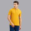 Hint Half Sleeve Polo T-Shirt with Flat Knit Collar and Cuff, Side Slit and No Pockets