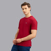 Hint Half Sleeve Round Neck T-Shirt with Elasticated Rib at Neck